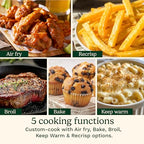 4QT Air Fryer with Glass Basket