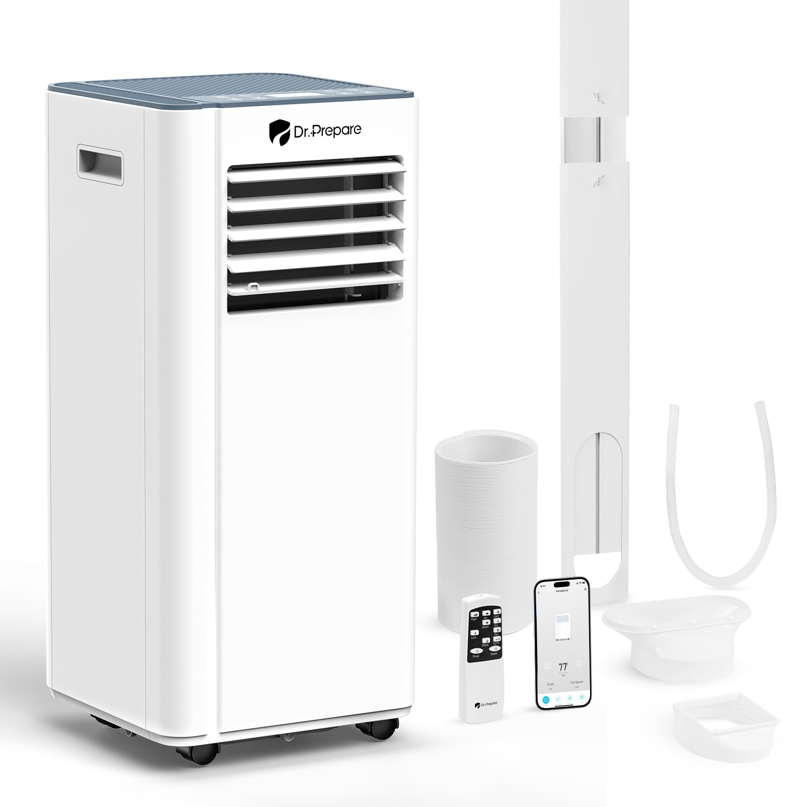 DR.PREPARE Portable Air Conditioner, Fast Cooling for Home