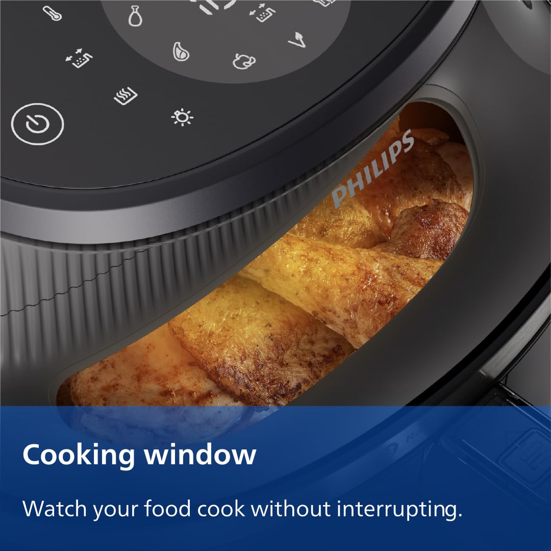 6.5QT Air Fryer with Window, RapidAir Technology & 16 Cooking Functions