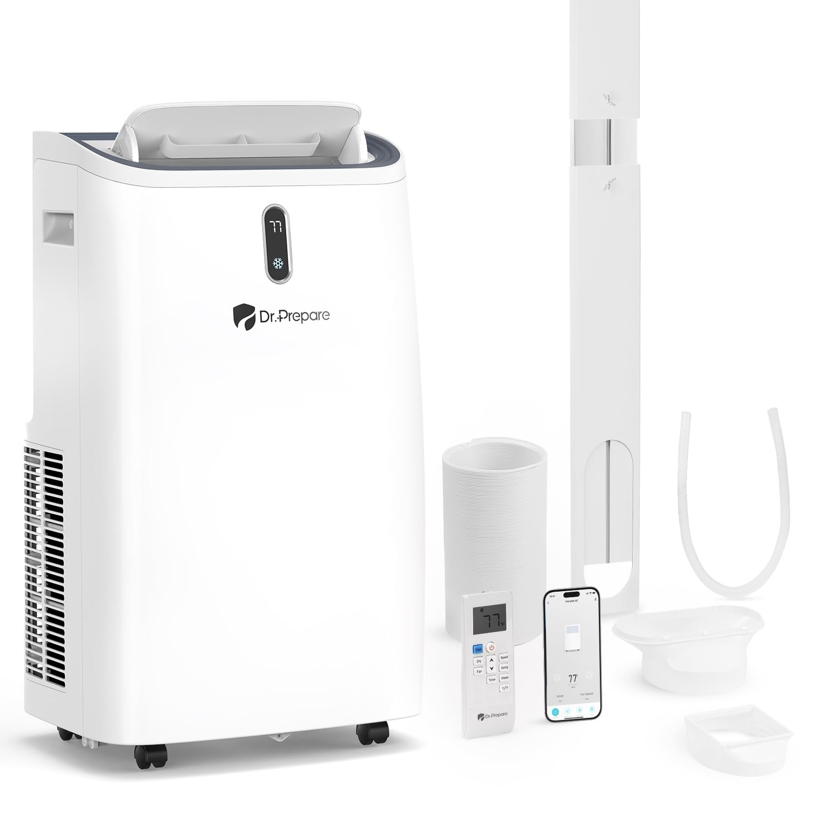 DR.PREPARE Portable Air Conditioner, Fast Cooling for Home