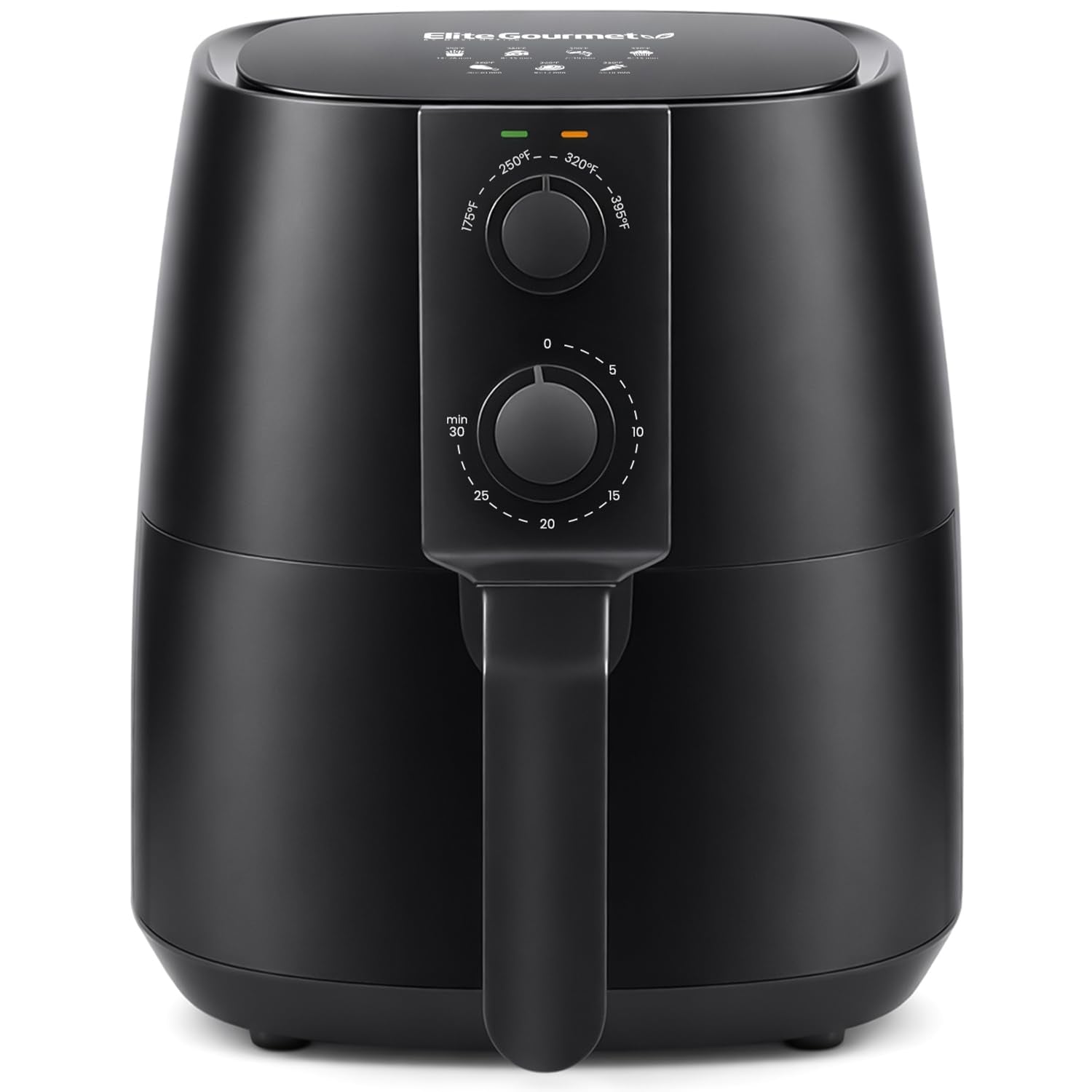 Compact Programmable Air Fryer with Timer & Temperature Control, Oil-Free Cooker