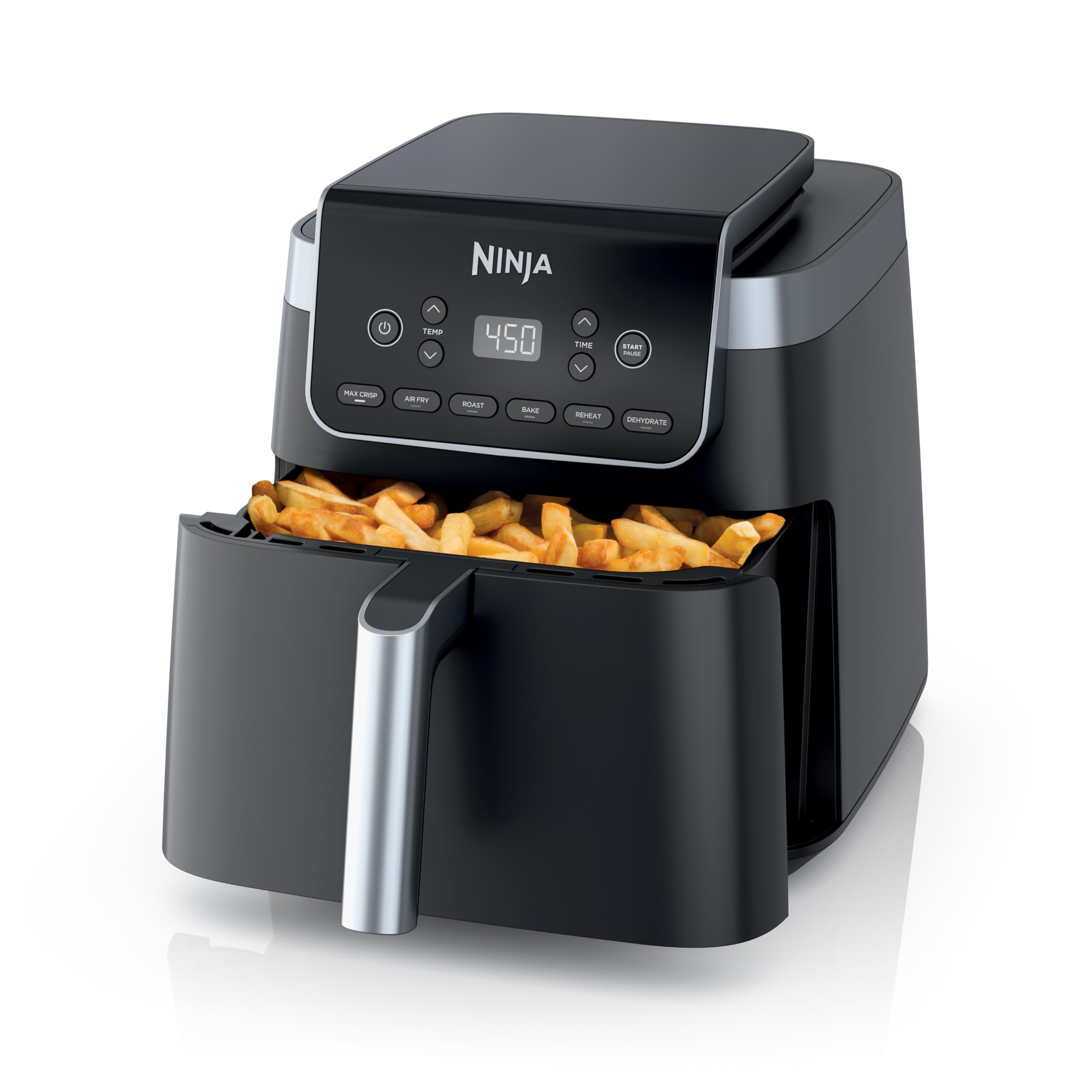 5.5QT Air Fryer with Crisp, Roast, Bake, Reheat & Dehydrate Functions