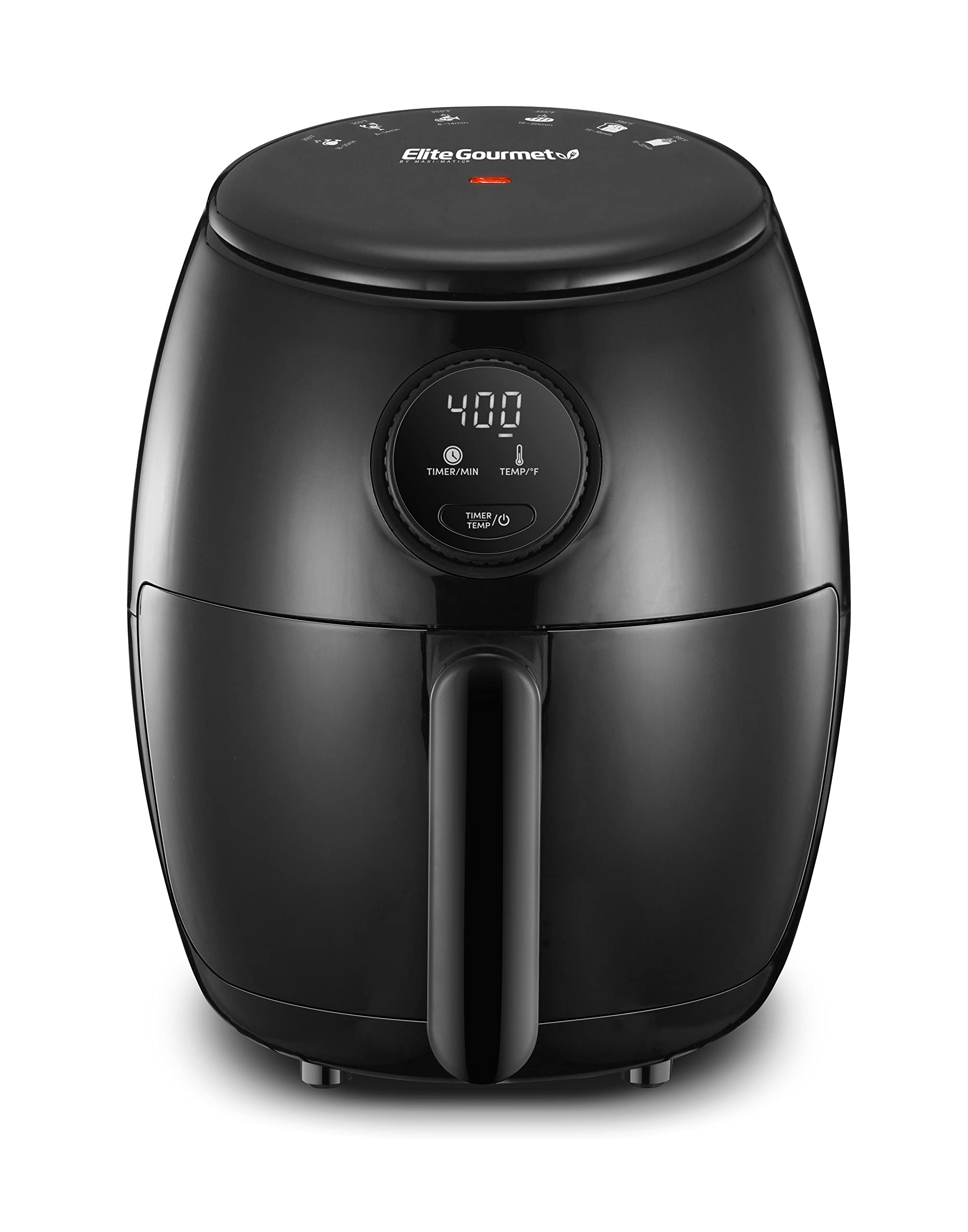 Compact Programmable Air Fryer with Timer & Temperature Control, Oil-Free Cooker