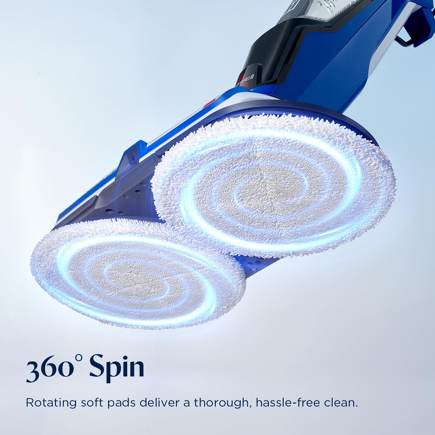 BISSELL SpinWave SmartSteam Scrubbing Steam Mop with Rotating Mop Pads