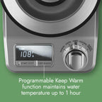1.5L Stainless Steel Electric Tea Kettle 1500W Professional Series
