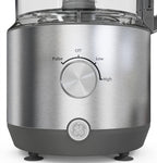 12-Cup Food Processor with 3 Feed Tubes, Stainless Steel Accessories & 3-Speed Motor