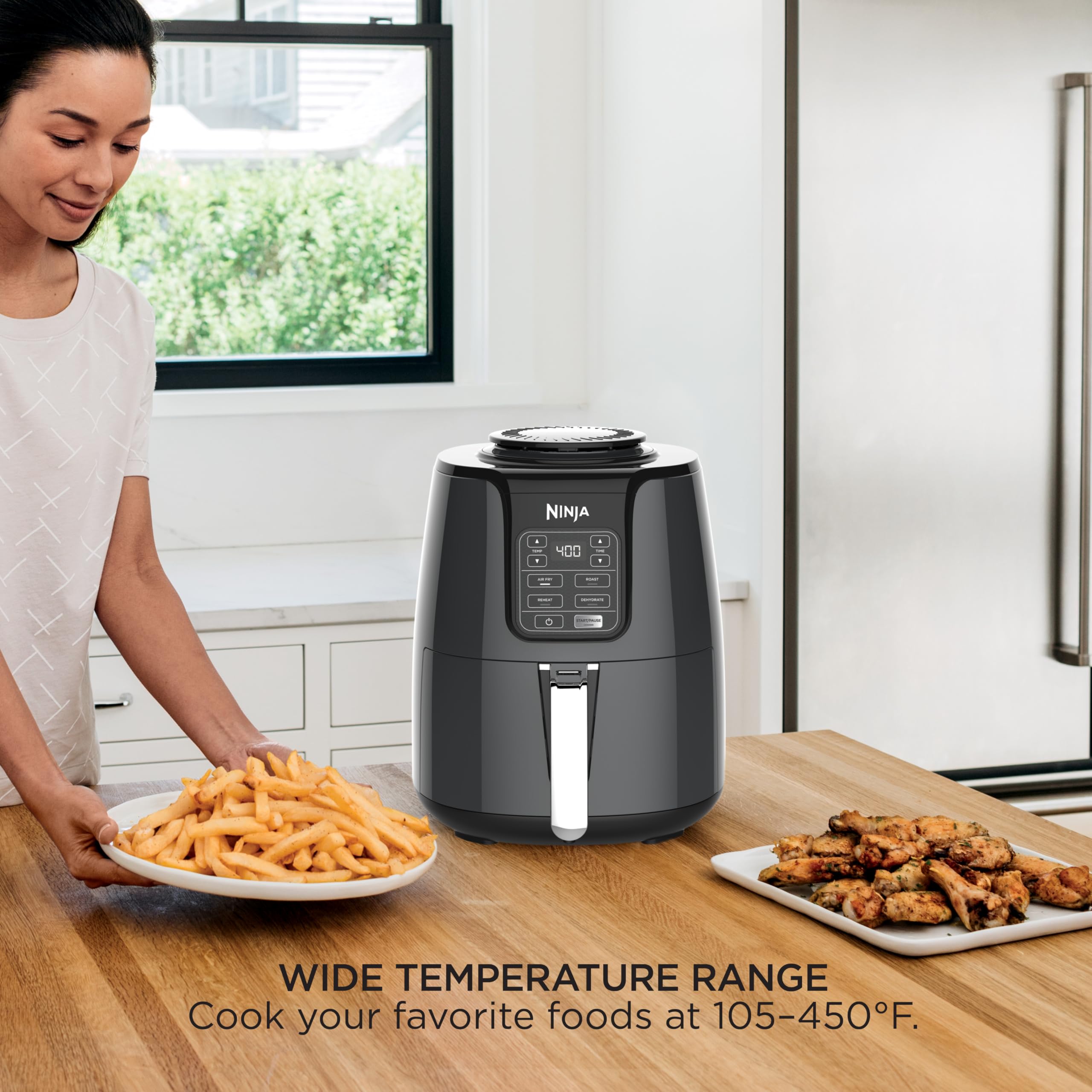 5.5QT Air Fryer with Crisp, Roast, Bake, Reheat & Dehydrate Functions