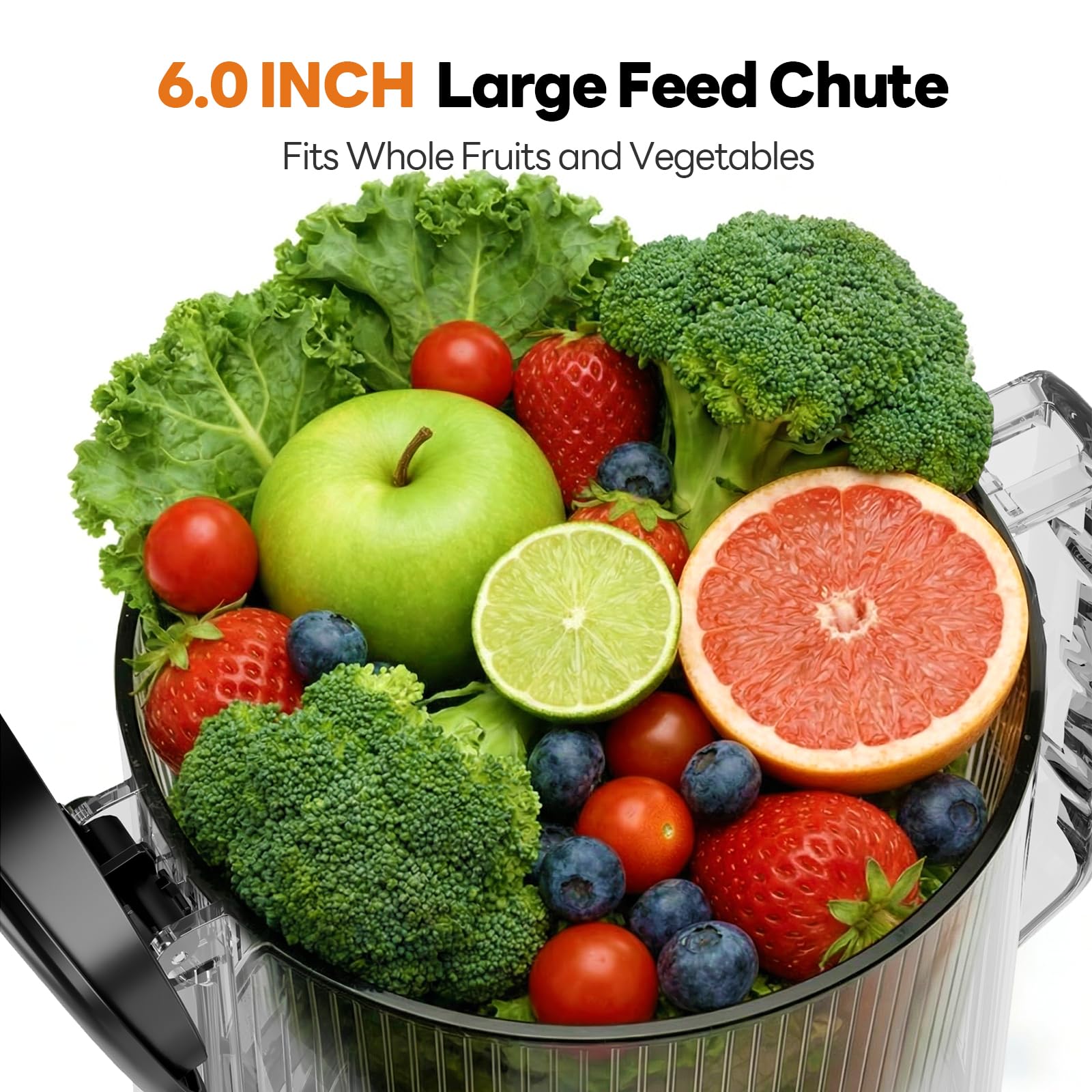 Aeitto Cold Press Juicer With 3-in-1 Juicer for Juice, Nut Milk & Sorbet