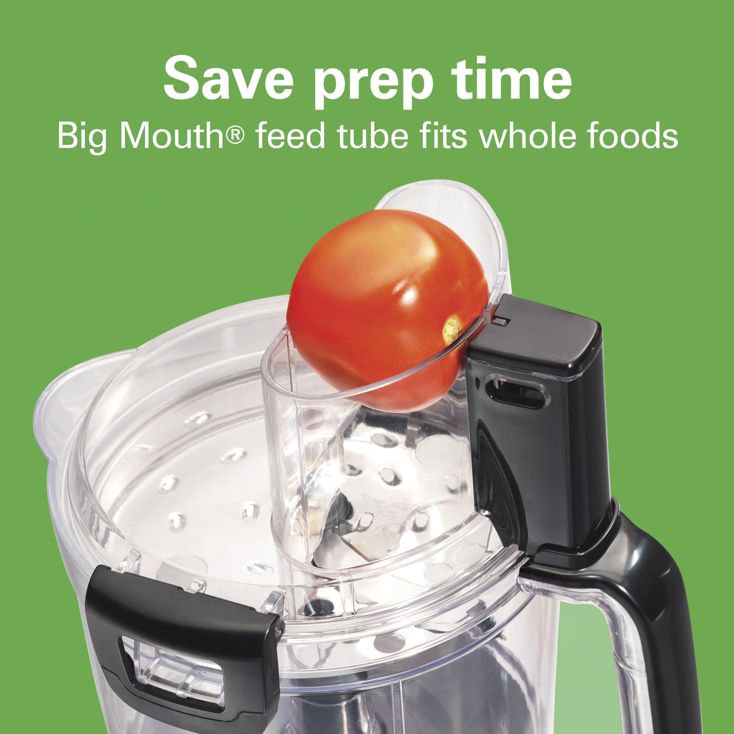 14-Cup Food Processor with Mini Bowl, Stainless Steel Blades & 3-Speed Motor
