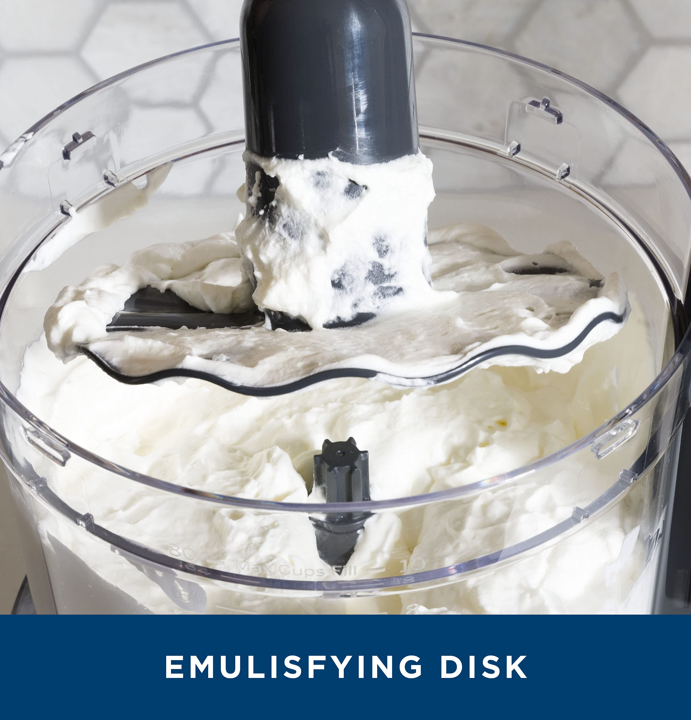 12-Cup Food Processor with 3 Feed Tubes, Stainless Steel Accessories & 3-Speed Motor