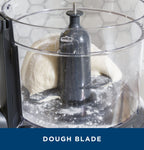 12-Cup Food Processor with 3 Feed Tubes, Stainless Steel Accessories & 3-Speed Motor