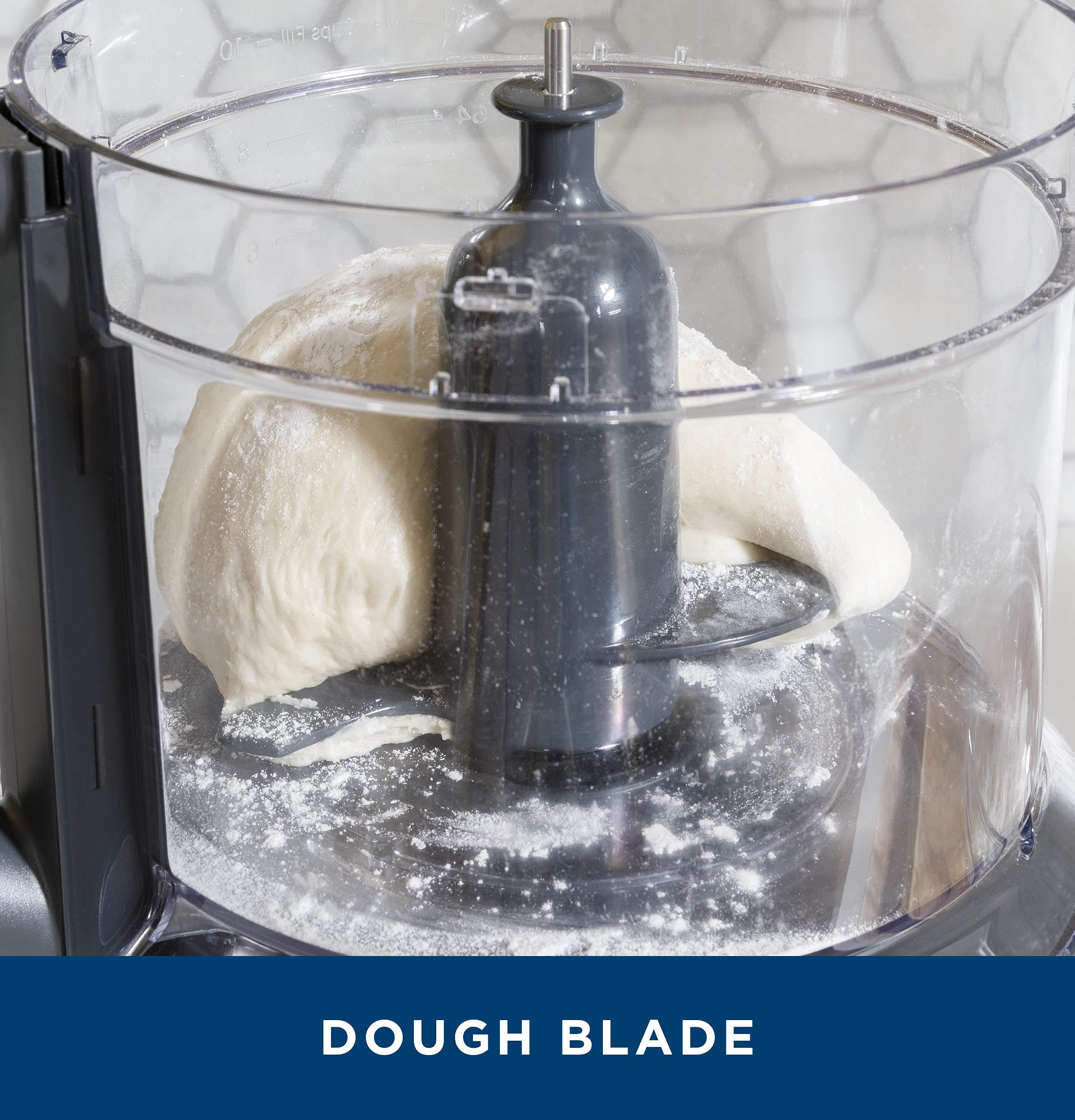 12-Cup Food Processor with 3 Feed Tubes, Stainless Steel Accessories & 3-Speed Motor